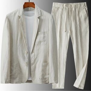Lucerti — EMILIO LINEN SUIT SET